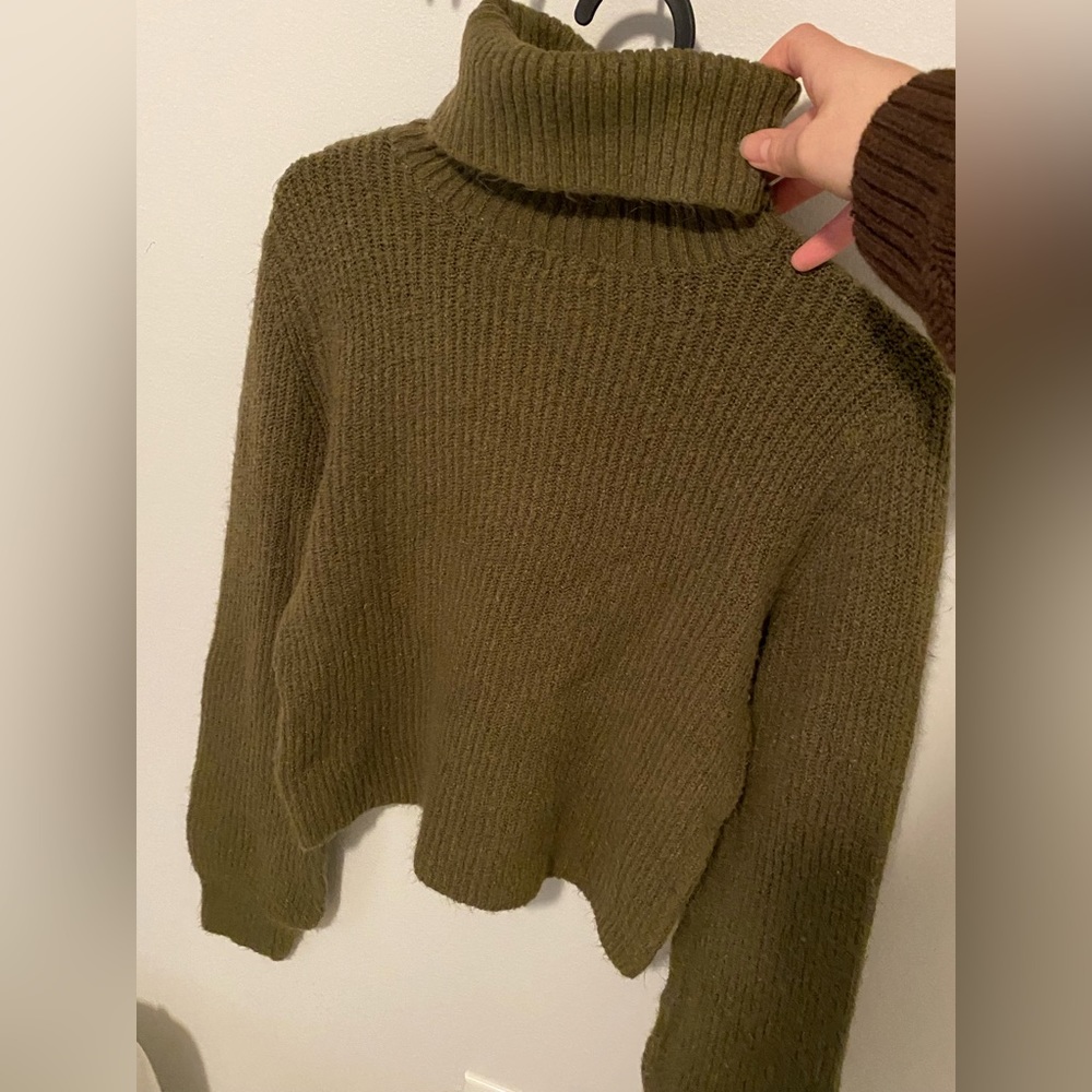 Garage Green Sweater